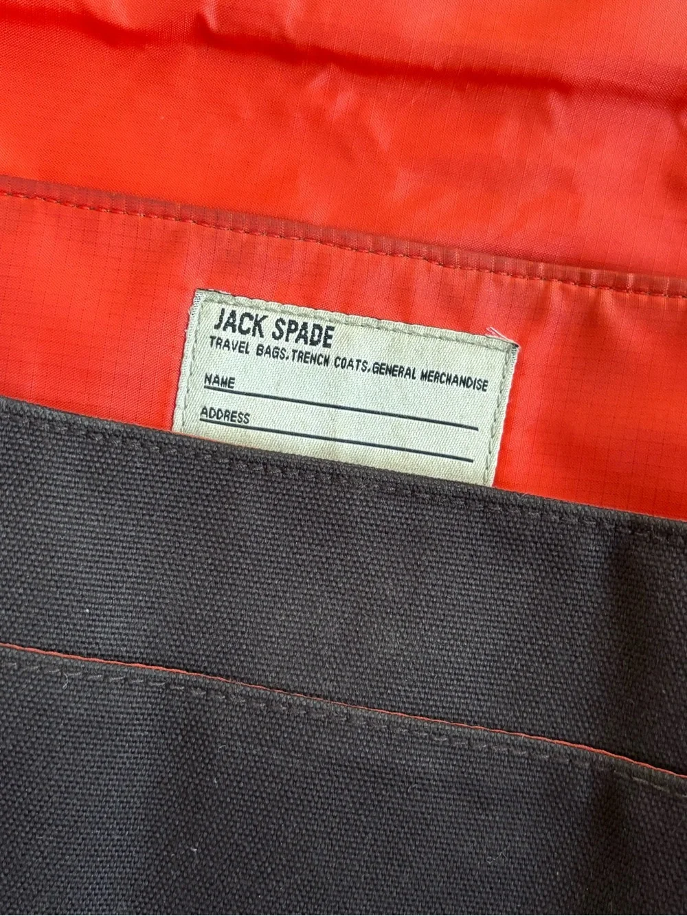 Jack Spade sleek messenger